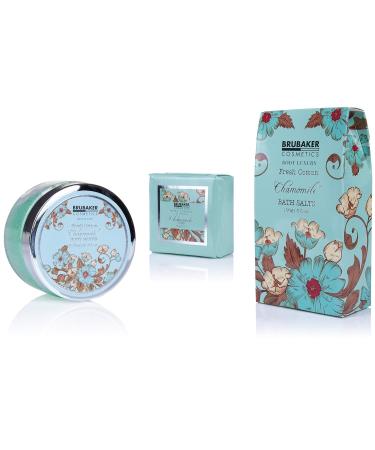 BRUBAKER Cosmetics Bath and Shower Set - Moisturizing Chamomile 7-Piece Gift Set | International Shipping Available - Buy Online on GoSupps.com