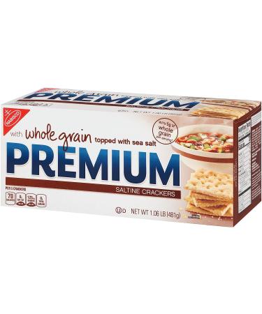 Premium Whole Grain Saltine Crackers - 1.06 lb | Healthy Snack Option - Buy Online on GoSupps.com
