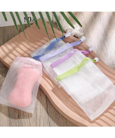 Invoda Handmade Soap Bubbles - Double-Layer Cord Striker & Foam Network for Body & Facial Cleaning (5 Pieces) - Eco-Friendly Bath Tools for Peeling & Refreshing Skin - Buy Online on GoSupps.com