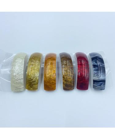 WTPIN 6-Piece Retro Large Hair Clips for Women | Automatic Acrylic Clips for Fine & Medium Thick Hair - Shop Now! - Buy Online on GoSupps.com