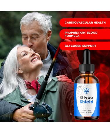 Glyco Shield Drops Official Glyco Shield Blood Support Drops with All Natural Ingredients GlycoShield Maximum Strength Liquid Supplement to Support Your Health and Wellness Naturally (30 Servings) - Buy Online on GoSupps.com