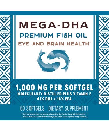 Buy Nature's Way EfaGold Mega-DHA 1000 mg - 60 Softgels | Omega-3 Supplement - Buy Online on GoSupps.com