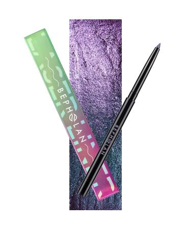 BEPHOLAN Eyeliner Pencil Purple Eyeliner Colored Eyeliners Metallic Eyeliner Eyeliner Pen Blue Purple Shifting Colors Glitter Waterproof Eyeliner