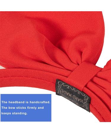 CHuangQi Bow Headband - Halloween/Christmas Cosplay Headdress for Women & Girls (Red) - Buy Online on GoSupps.com