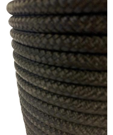 1/2-Inch x 100-Feet Black Double Braided Nylon Anchor Line with Stainless Thimble - Buy Online on GoSupps.com