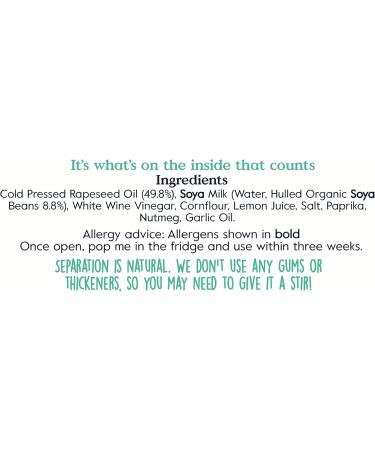  Dr Will's Dr Will's All Natural Vegan Mayonnaise - Keto & Paleo Diets - Sugar Gluten Free & Dairy Free - 2 x 240g - Buy Online on GoSupps.com