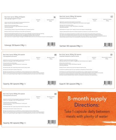 Now Foods Double Strength Taurine 1000mg - 250 Vegan Capsules | Lab-Tested, Gluten Free, SOYA Free, Non-GMO, Vegetarian - Buy Online on GoSupps.com