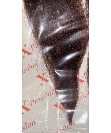 New NEW 60 INCH XPRESSION LAGOS BRAID PRE-PULLED PRE-STRECHED Hair Extension 60 2 In A Pack (Colour 35 Dark Auburn/Mahogany Blonde) Heat Resistant Tangle Free Dark Auburn 1 - Buy Online on GoSupps.com
