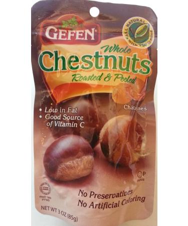 Gefen Whole Chestnuts, Roasted & Peeled, 5.2-Ounces - PACK OF 24