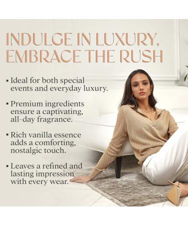 Nisara Vanilla Rush Perfume for Women | Long Lasting Eau De Parfum | Gift For Sister Wife Friend Girlfriend & Mother | Ambery-Vanilla Fragranc|EDP Scent for Women - Buy Online on GoSupps.com