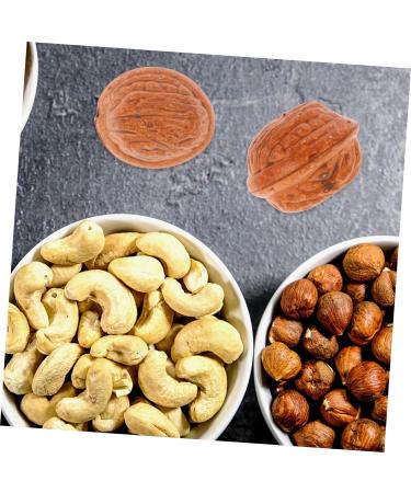Alipis 20pcs Faux Fruit Decor Walnut Ornament Photo Props Walnut Artificial Food Fake Fruit Walnut Background Pretend Play Food Figure Lifelike Nut Ornament Wedding Birthday Present - Buy Online on GoSupps.com