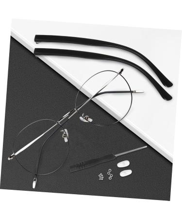 Gleavi Sunglasses Frame Replacement Bars | Accessories for Glasses Repair | Durable Brille Arm Covers | Black 13.8x0.8cm - Buy Online on GoSupps.com