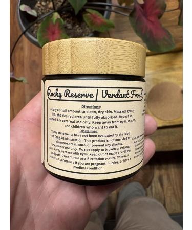 Rocky Reserve High Potency Hemp Salve - Verdant Frost Ultra-Cooling Menthol & Peppermint Relief Cream - Back Knees and Muscles | 4oz - Buy Online on GoSupps.com