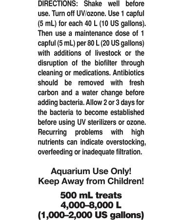 Seachem Pristine Aquarium Treatment 500ml - Clean & Clear Water Solution - Buy Online on GoSupps.com