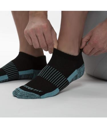 Copper Fit Ankle Length Sport Socks - Large/X-Large Black - Buy Online on GoSupps.com