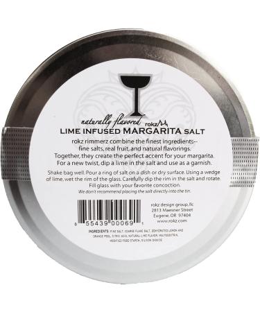 Rokz Lime Margarita Salt Rimmerz - 4oz Pack - Enhance Your Cocktails - Buy Online on GoSupps.com