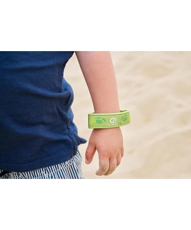 LittleLife Safety Wristband Kids iD Bracelet - Emergency Contact & Medical Info - Turtle Design - Buy Online on GoSupps.com