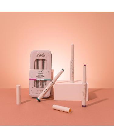  Barry M Barry M Dazzle & Define Metallic Crayons Shade Metallic Brights | x3 Orchid Eyeshadow Pens Teal White - Buy Online on GoSupps.com