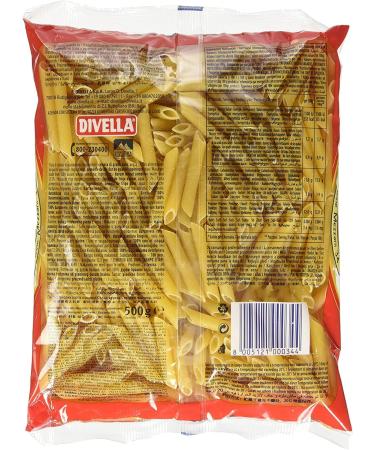  Italian Gourmet E.R. Divella Penne Mezzani N. 34 Durum Wheat Semolina Pasta 500g + Italian Gourmet Tomato Pulp Box 400g - Buy Online on GoSupps.com