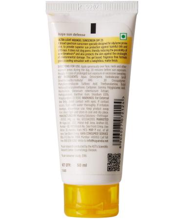 Kaya Skin Clinic SPF 25 Ultra Light Aquagel Sunscreen 50ml - Best International Shipping - Buy Online on GoSupps.com