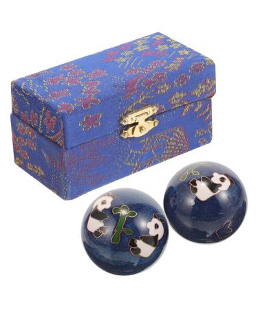 2st fitness handball fitness equipment Decor practical balls Hand training balls panda health care small ball massage gear massage globe gymnasium ball emaille