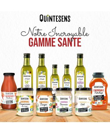 QUINTESENS - Set of 3 Incredible Ketchups - Gourmet & Healthy Flavor - Made in France and Organic - Buy Online on GoSupps.com