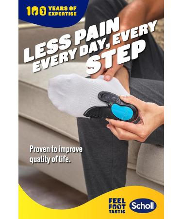 Scholl In-Balance Orthotics Insoles - Heel Pain Relief 3-in-1 - Small (UK 4.5-6.5) - Buy Online on GoSupps.com