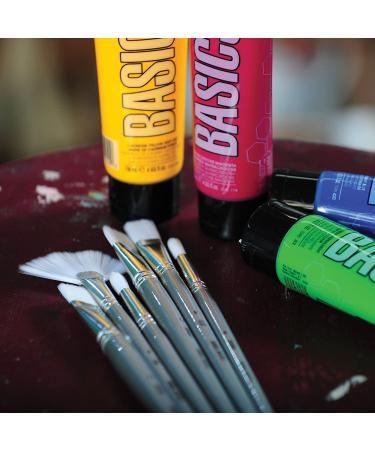Liquitex Basics Paintbrush No. 2 White Filbert - Professional Quality Brush for Artists - Buy Online on GoSupps.com