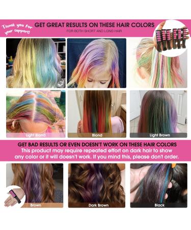 Buy 6 Pieces Pink Hair Chalk Comb - Vibrant Color Easy Application Fast International Shipping - Buy Online on GoSupps.com