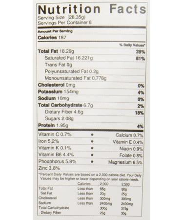 Indus Organics Raw Dried Coconut Chips 8 oz - Premium Grade, No Added Sugar - Freshly Packed - Buy Online on GoSupps.com