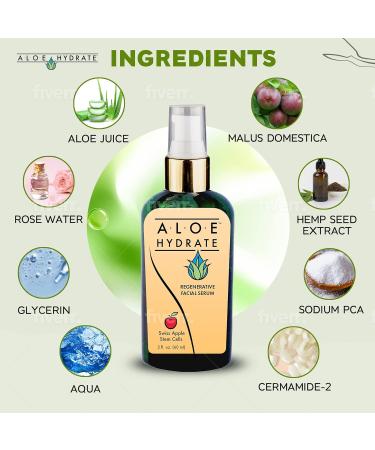 Buy Swiss Apple Stem Cell Serum - Anti-Aging Face Serum with Growth Factors Hyaluronic Acid & Aloe Vera for Plump Skin & Reduced Fine Lines - Buy Online on GoSupps.com