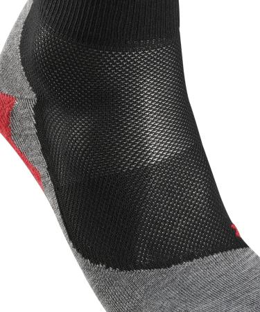 Falke Men RU5 Short Running Socks - Ultra-Light Cooling Vegan Rapid-Drying & Breathable - Size 44 Black (3010) | Premium Jogging & Sports Gear - Buy Online on GoSupps.com