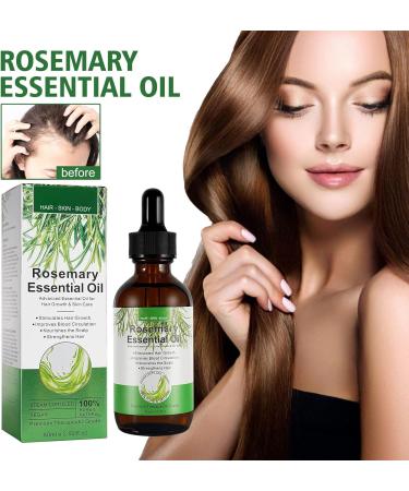 Hocossy Rosemary Oil for Hair Growth Organic Rosemary Essential Oil for Hair Care Hair Strengthening Oil for Stronger Healthier Hair Nourishes The Scalp 60ml - Buy Online on GoSupps.com