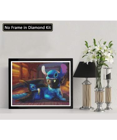 Palodio 5D Diamond Painting Kit - Cartoon Dinosaur Paint by Numbers - 12x16 inch Full Drill Round Rhinestone Craft Canvas for Home Wall Decor - Buy Online on GoSupps.com