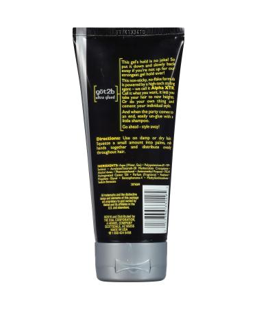 Got2b Ultra Glued Invincible Styling Hair Gel 6 oz - Pack of 3 - Buy Online on GoSupps.com