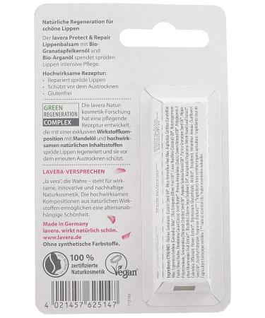 Lavera Protect & Repair Lip Balm 4.5g - Nourishing Hydrating & Natural Care | Shop Internationally - Buy Online on GoSupps.com