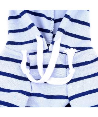 Zunea Dog Hoodie Shirts for Small Medium Dogs Striped Puppy Clothes Pullover Sweatshirt Soft Short Sleeve Basic T-Shirt Pet Girl Boy Hooded Clothing for All Seasons Lightblue M M lightblue - Buy Online on GoSupps.com