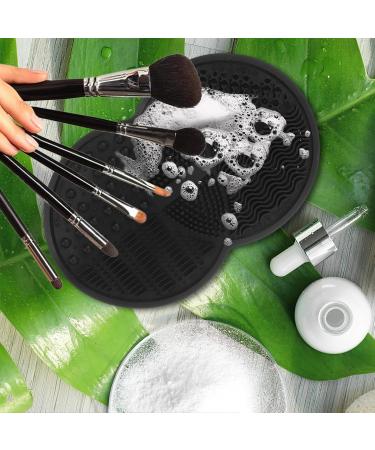 POPETPOP Makeup Brush Cleaner - Silicone Cleaning Mat for Effortless Makeup Brush Care - Buy Online on GoSupps.com