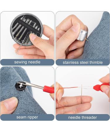 208 Pcs Premium Sewing Kit for Travelers and Beginners - DIY Supplies with Buttons, Scissors, Threads, Needles, and More - Buy Online on GoSupps.com