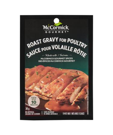 McCormick Gourmet Premium Quality Dry Sauce Mix Roast Poultry Gravy 30g - Packaging may vary