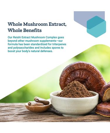 Life Extension Reishi Mushroom Complex - Immune Support Supplement with Ganoderma Lucidum Extract - 60 Capsules - Buy Online on GoSupps.com