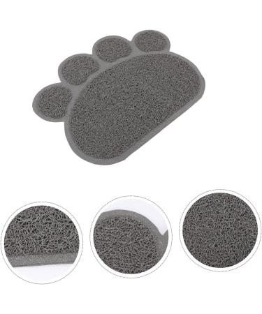 POPETPOP non pet mat litter mat raised cat pad cat mat cats pet crate mat non stick food pad cat rug cat feeding mat Water Feeding cat pad cat deterrent for counters indoor food mat pvc Grey 40x30cm - Buy Online on GoSupps.com