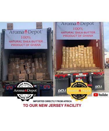 Aroma Depot Raw African Liquid Black Soap - 100% Natural for Acne, Eczema, Psoriasis - Handmade from Ghana - Gallon Size - Buy Online on GoSupps.com