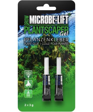 Microbe -Lift PlantsCaper - 2x3 g gel - plant glue for aquascaping fast & productive ideal for attaching plants moss & roots in fresh water aquariums