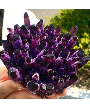 Crystal Rough Natural Crystal Rough Natural Violet Ghost Phantom Quartz Crystal Cluster Specimen (Size : 500-600g) - Buy Online on GoSupps.com