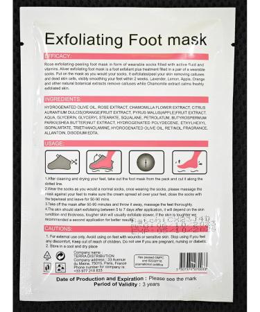 Exfoliating Foot Mask 4 Pairs Moisturizes Nourishes Foot Peel Mask Natural Ingredients Peel Away Hard Skin Calluses Renew Skin Repair And Soften Cracked Heels Feet Masks Exfoliating Socks - Buy Online on GoSupps.com