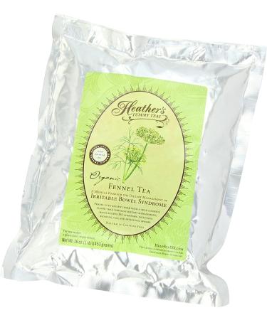 Heather's Tummy Care Organic Fennel Tea - Caffeine-Free 16oz (453g) - Soothing Herbal Digestive Support - Buy Online on GoSupps.com