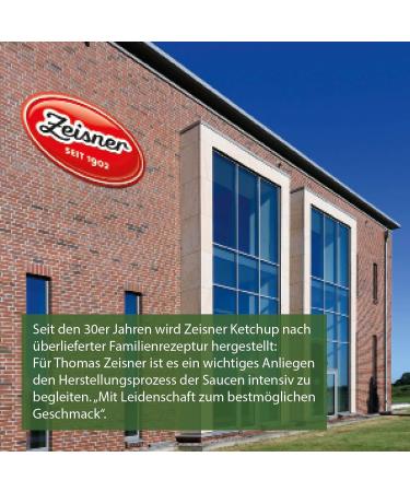 Zeisner Tomato Ketchup with Exquisite Spices | Vegan & Preservative-Free | 425ml - Premium Taste from Grasberg Bremen - Buy Online on GoSupps.com