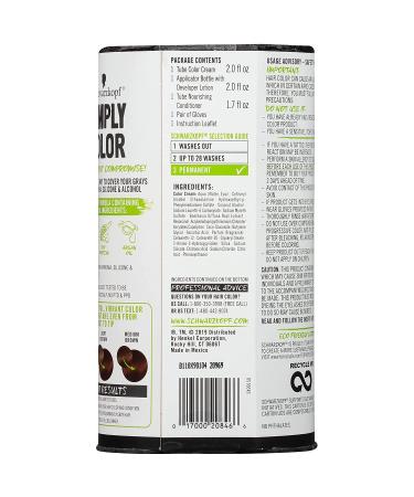 Schwarzkopf Simply Color Hair Color 4.68 Chocolate Cherry - Vibrant and Long-Lasting Dye - Buy Online on GoSupps.com
