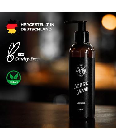 Charlemagne Beard Wash Set - German-Made Bart Shampoo & Conditioner for Men - 3-Pack with 16% Spare - Gentle Beard Care & Maintenance - Buy Online on GoSupps.com